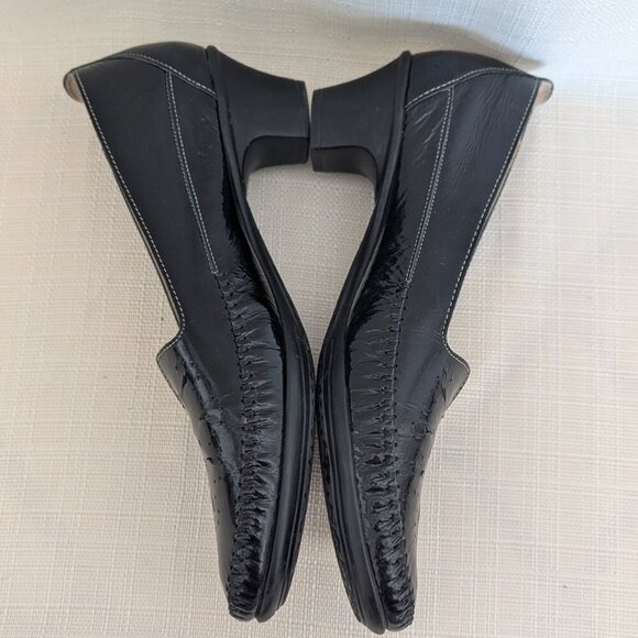 S.A.S Sonyo Black Patent Leather Heels Women's Size 10 - Picture 9 of 9